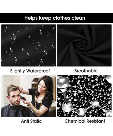 Waterproof Hair Dye Cape | Short Barber Cape for Salon & Home Use | Hair Cutting & Makeup Apron for Color Bleach & Shampoo - Buy Online on GoSupps.com