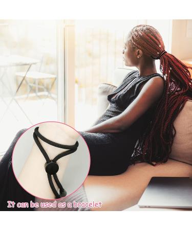 CANIPHA 6PCS Afro Puff Hair Tie Set - Adjustable Big Hair Puff Cuff for Natural Curly Hair | Women's Thick Braided Hairband - Buy Online on GoSupps.com