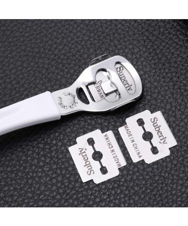 Foot Callus Remover & Cuticle Care - Pedicure Tool with 20 Blades for Hard Skin & Corns - Ultimate Foot Care Solution - Buy Online on GoSupps.com