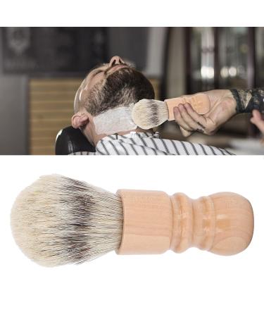 Pure Bristle Razor Brush - Men's Wooden Handle Shaving Brush for Facial Cleaning & Hairdressing | Ideal Gift for Home & Travel - Buy Online on GoSupps.com