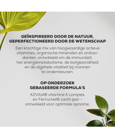 BioTechUSA Multivitamin For Men from organic sources 13 Types of Bioactive Vitamins 5 Types of Organic Minerals 4 plant extracts for men 60 tablets - Buy Online on GoSupps.com