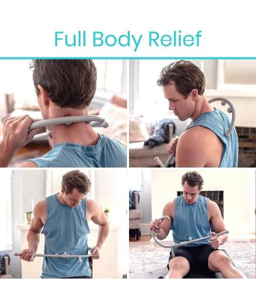 Vive Cane Massager - Self Trigger Point Acupressure Stick for Muscle Relief - Buy Online on GoSupps.com