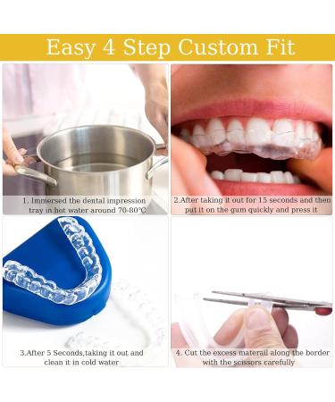 Mouth Guard for Teeth Grinding 4 Pack Sleep Mouth Guard Shunshi Gum Shield Anti Grinding Mouth Guard for Sleeping at Night Reusable Mouth Guards Grinding Teeth for Adults & Kids to Prevent Bruxism - Buy Online on GoSupps.com
