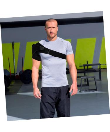 Buy NOLITOY Adjustable Shoulder Pads & Brace | Sports Compression Shoulder Sling for Basketball & Fitness - International Shipping Available - Buy Online on GoSupps.com