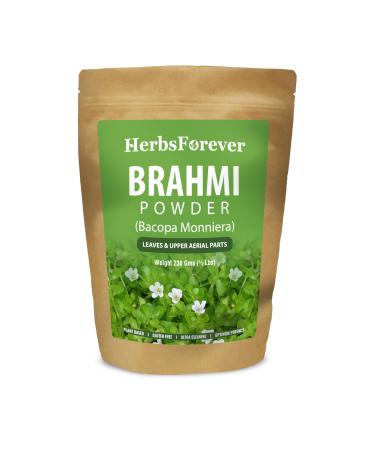 Herbsforever Brahmi Powder I 100% Pure Bacopa Monnieri I Natural Herbal Supplement Non-GMO Vegan Gluten-Free I Supports Wellness Premium Quality 230 GMS 230_GMS