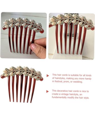 DOITOOL Hair Making Accessories Decorative Hair Combs for Women Wedding Hair Clip Bridal Hair Clip Bridal Headpieces Formal Hair Accessories for Women Alloy Bride China Crystal - Buy Online on GoSupps.com