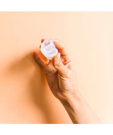 Reusable Menstrual Cup | 100% Medical Grade Silicone | Non-Toxic Hypoallergenic Comfortable - Light to Medium Flow Size 1 - Buy Online on GoSupps.com