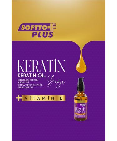 SofttoPlus Softto+Plus Keratin hair care serum + vitamin E intensive care - Buy Online on GoSupps.com