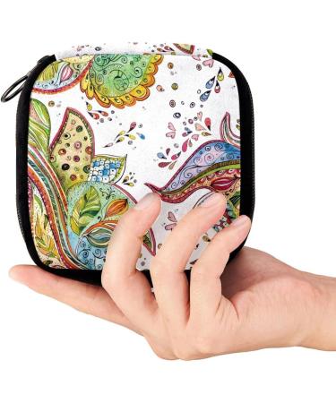 GIAPB Period Bag Sanitary Napkin Storage Pad Holder | Abstract Art Makeup Pouch - Buy Online on GoSupps.com