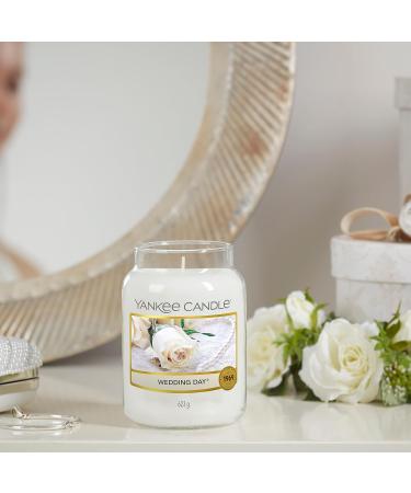 Yankee Candle Wedding Day - Large Scented Candle in Glass | Up to 150 Hours Burn Time - Buy Online on GoSupps.com