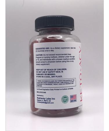 Keto ACV Luxe Gummies - Weight Control Formula (2 Pack) - Buy Online on GoSupps.com