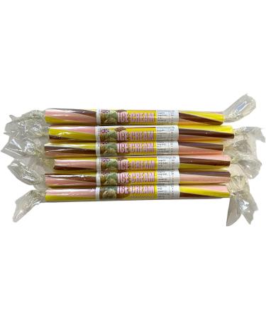 20 X Ice Cream Rock Sticks Handmade Traditional Rainbow Classic Sweets Retro Seaside Gift Wholesale Confectionery - Buy Online on GoSupps.com