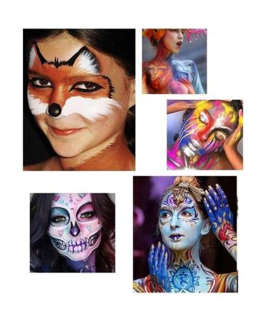 Premium Face Painting Kit - Festival Quality Face & Body Makeup Creams for Stunning Stage Looks - Buy Online on GoSupps.com