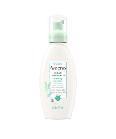 Aveeno Clear Complexion Foaming Facial Cleanser, Scentless, 6 Fl Oz (Pack of 1) Package may vary Scentless 6 Fl Oz (Pack of 1) - Buy Online on GoSupps.com