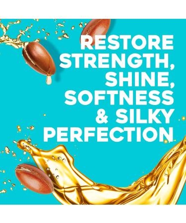 OGX Argan Oil of Morocco Gift Set for Dry Damaged Hair - Satchel with Mini Shampoo, Conditioner, Hair Oil, Hair Mask, Drawstring Bag, and Comb - Buy Online on GoSupps.com