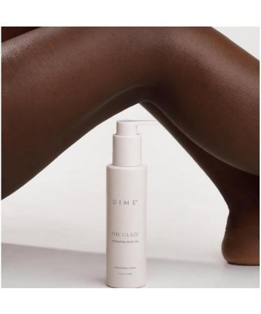 Dime Beauty Glaze Body Oil - Hydrating Non-Greasy Massage Oil with Argan & Jojoba for All Over Skin Glow - 4 oz / 120 ml - Buy Online on GoSupps.com