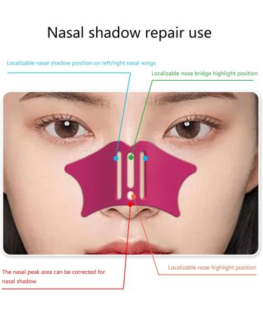 MCAORI Silicone Nose Make Up Aid Nose Shadows Makeup Tool Professional Eyeliner Make Up Stencils Cosmetic Auxiliary Repair Tool - Buy Online on GoSupps.com