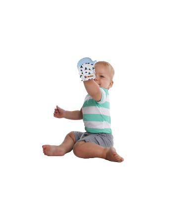 Sweetie Baby Mitten Glove Teether Toys for Baby's Silicone BPA-Free Teether for Natural Baby Blue - Buy Online on GoSupps.com
