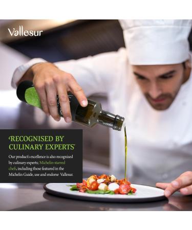 Vallesur Peruvian Premium Extra Virgin Olive Oil 1l - Hand-Picked & Cold Extracted - Fruity, Rich Flavor - Globally Awarded - High Polyphenol - 1L - Buy Online on GoSupps.com