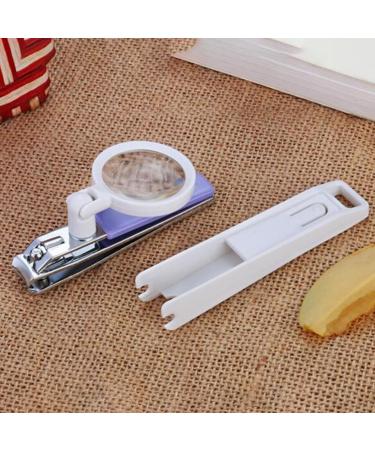 Lurrose Tools Nail File Senior Supply Nail Nail Clipper Fingernail Clippers Tool for Nail Toe Nail Clippers Nail Trimmers Magnifier Stainless Steel Children Elder - Buy Online on GoSupps.com