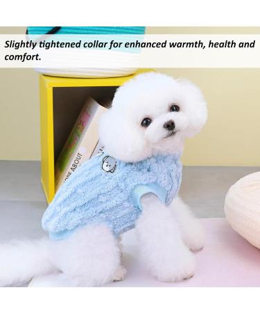 Cozy Blue Winter Dog Sweater for Small & Medium Dogs | Stylish Cat Sweater | Warm Dog Clothing - Buy Online on GoSupps.com