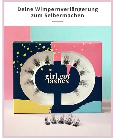 GirlGotLashes Star Gazer Mini Boxes - Vegan Handmade Eyelash Extensions | 5-7 Days Hold 1 Pair of Fake Lashes for Home Use - Buy Online on GoSupps.com