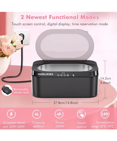 YAOBLUESEA 4L Paraffin Bath Set - 200W Wax Warmer for Hands & Feet | Includes 3 Packs Paraffin Thermo Hand Shoes Brushes & More - Buy Online on GoSupps.com
