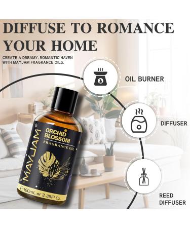 MAYJAM 100ML Orchid Blossom and Fresh Linen Fragrance Oils Essential Oils - Buy Online on GoSupps.com