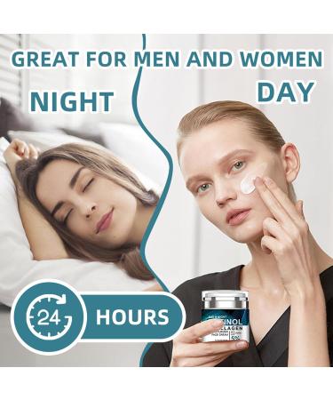 Collagen Retinol Hyaluronic Acid Cream - Anti-Aging Moisturizer and Night Cream for Women - Buy Online on GoSupps.com