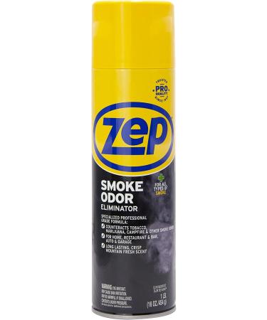 Zep Smoke Odor Eliminator Aerosol - 16 Ounce (Pack of 2) ZUSOE16 - Eliminate Cannabis (Marijuana) and Tobacco Odors 1 Pound (Pack of 2) - Buy Online on GoSupps.com