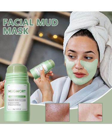 Mugwort Clay Mask Stick Deep Cleaning Mugwort Clay Stick Mask Mugwort Green Mask Stick For Acne Treatment & Blackhead Remover - Buy Online on GoSupps.com
