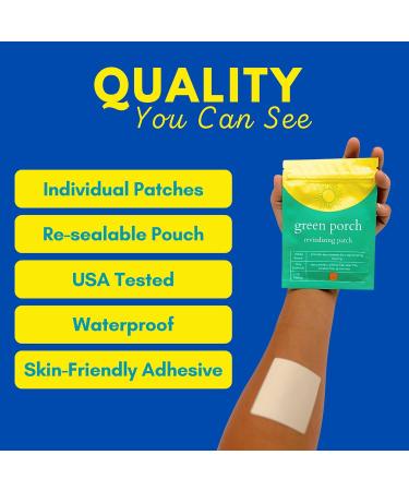 Green Porch Premium Bundle B12 Recovery Patch & Deep Slumber Melatonin Sleep Patch - Buy Online on GoSupps.com