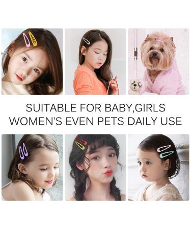 120 Pcs Colorful Hair Clips for Girls | Cartoon Metal Barrettes Set (30 Designs) - Perfect for Kids & Teens - Buy Online on GoSupps.com