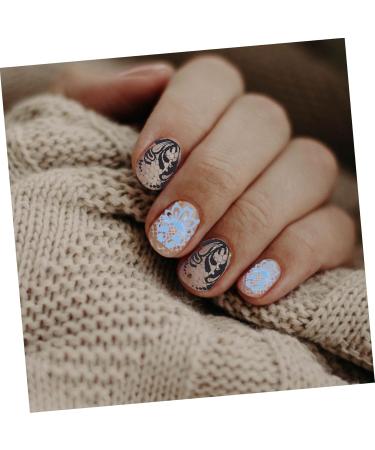 minkissy 12 Sheets Coloring Exercise Book Nail Art Supplies Nail Art Book Nail Art Training Kit Manicure Training Kit Nail Tech Supplies Nail Art Template Nail Art Tools Paper White - Buy Online on GoSupps.com
