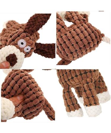 3-Piece Squeaking Dog Plush Toy Set - Soft Animal Toys for Small & Medium Dogs - Buy Online on GoSupps.com