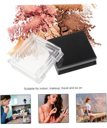 FRCOLOR Makeup Pallette 4pcs Box Eye Shadow Box Travel Makeup Case Mini Lipsticks Makeup Pallete Lipstick Case Blush Make up - Buy Online on GoSupps.com