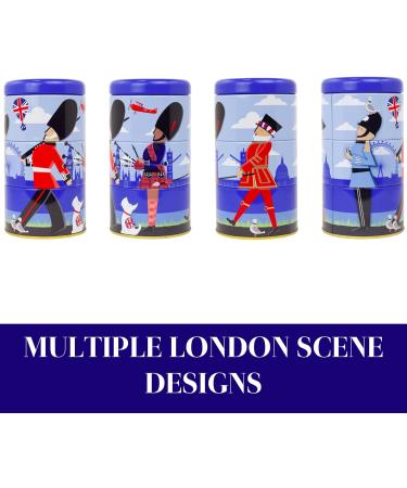 London Scene Souvenir Jelly Bean Sweets Tin - Individually Wrapped English Retro Sweets Gift Box - British Father's Day Gift - Buy Online on GoSupps.com