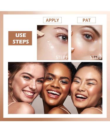 Erinde Liquid Highlighter Makeup - Candlelight Shimmer Cream for Natural Face & Body Glow - Brightening Liquid Highlighter for Makeup - 1 count - Buy Online on GoSupps.com