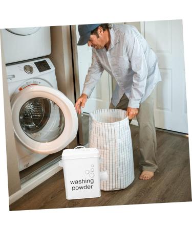 Healeved Washing Storage Bucket Toilet Lid Covers Laundry Bin Snack Containers Dispenser Wrought Iron - Buy Online on GoSupps.com
