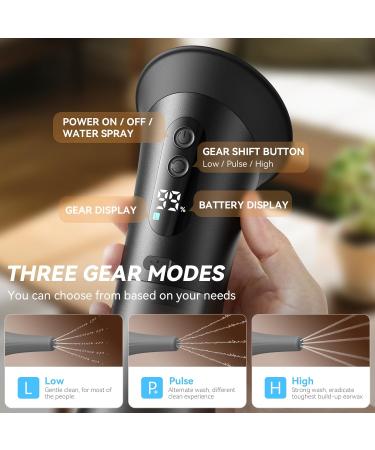 GOLFOEE Ear Wax Removal Upgraded Electric Ear Cleaner with Safe Efficient Comfortable Pressure Modes Ear Cleaning Kit-12 Nozzles Ear Wax Cleaner Irrigation Flushing System with Wastewater Recovery - Buy Online on GoSupps.com