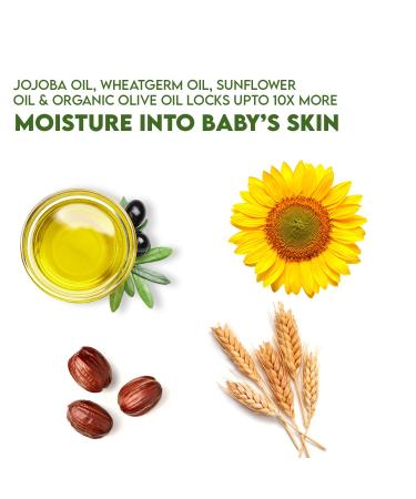 WBM Care Baby Oil - Moisturizing Massage Oil with Natural Ingredients and Vitamin E - 4.3 fl oz - Buy Online on GoSupps.com