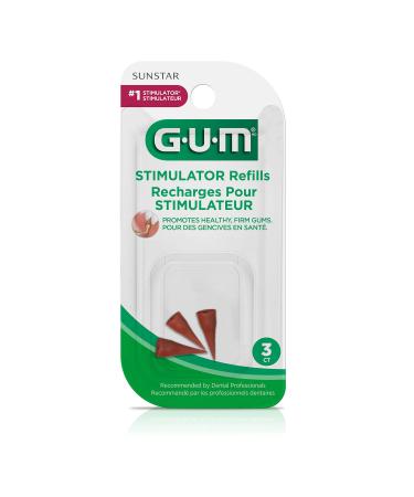 GUM Stimulator Refills 601 3 Each