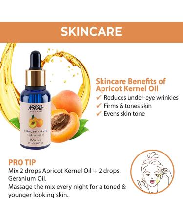 Nykaa Naturals 100 Percent Pure Cold Pressed - Apricot Kernel For Women 1 oz Oil - Buy Online on GoSupps.com