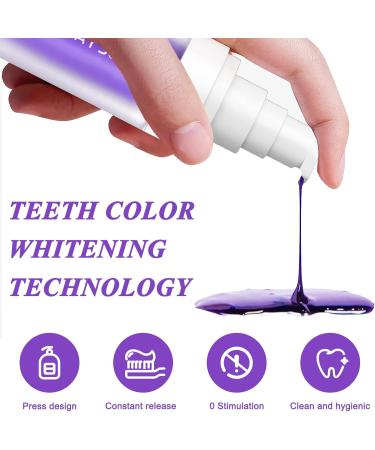 IJGD Purple Toothpaste - Color Corrector for Whiter Teeth | International Shipping - Buy Online on GoSupps.com