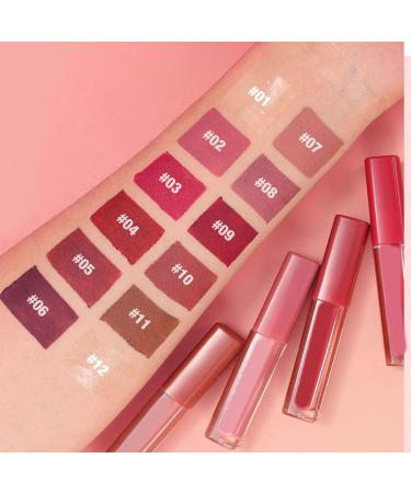 SmudgeProof - Rouge l vres mat - 12 nuances - Formule l g re - Imperm able - Pour peaux sensibles - Rouge l vres liquide mat 1ml 12pcs - Buy Online on GoSupps.com