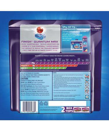 Buy Finish Quantum Max Powerball 14ct - Ultimate Cleaning Power for Dishes | International Shipping Available - Buy Online on GoSupps.com