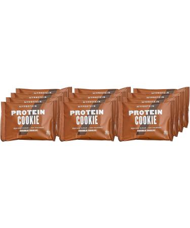 Myprotein Max Protein Cookie Box - Double Chocolate Chip (12 x 75g) | High Protein Snack - Buy Online on GoSupps.com