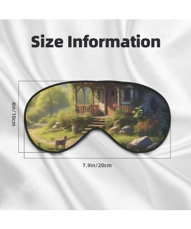 Soft Hidden Harmony Printed Eye Mask - Adjustable Breathable Light Blocking Double-Sided Sleep Mask for Ultimate Comfort - Buy Online on GoSupps.com