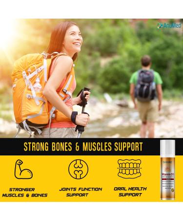 ANUMED Vitamin D3 10000 IU Cream with Magnesium, Hyaluronic Acid, Vitamin E - 3oz Non-Greasy Formula for Skin, Bones, Muscles, Joints, Heart & Immune System - 0.32oz (Pack of 1) - Buy Online on GoSupps.com