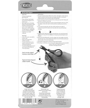 Trixie 8 cm Claw Scissors - Precision Pet Grooming Tool - Buy Online on GoSupps.com